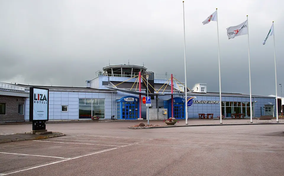 Terminalen på Gällivare Lapland Airport