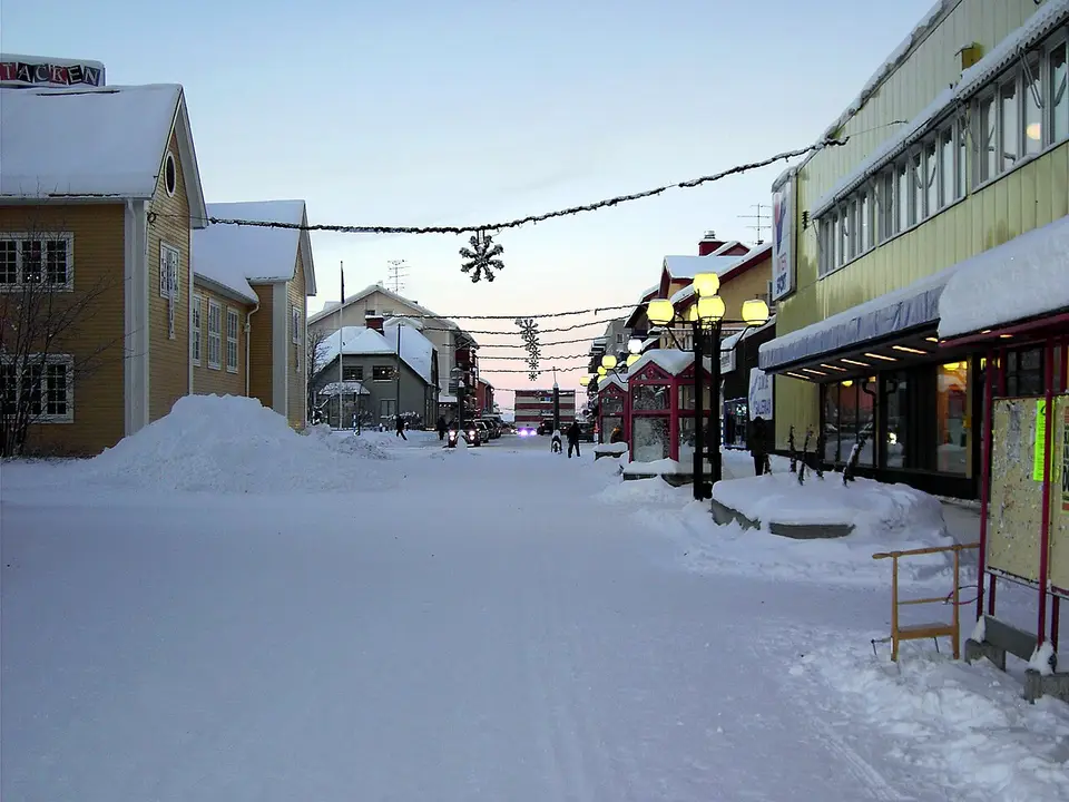 Storgatan i Gällivare